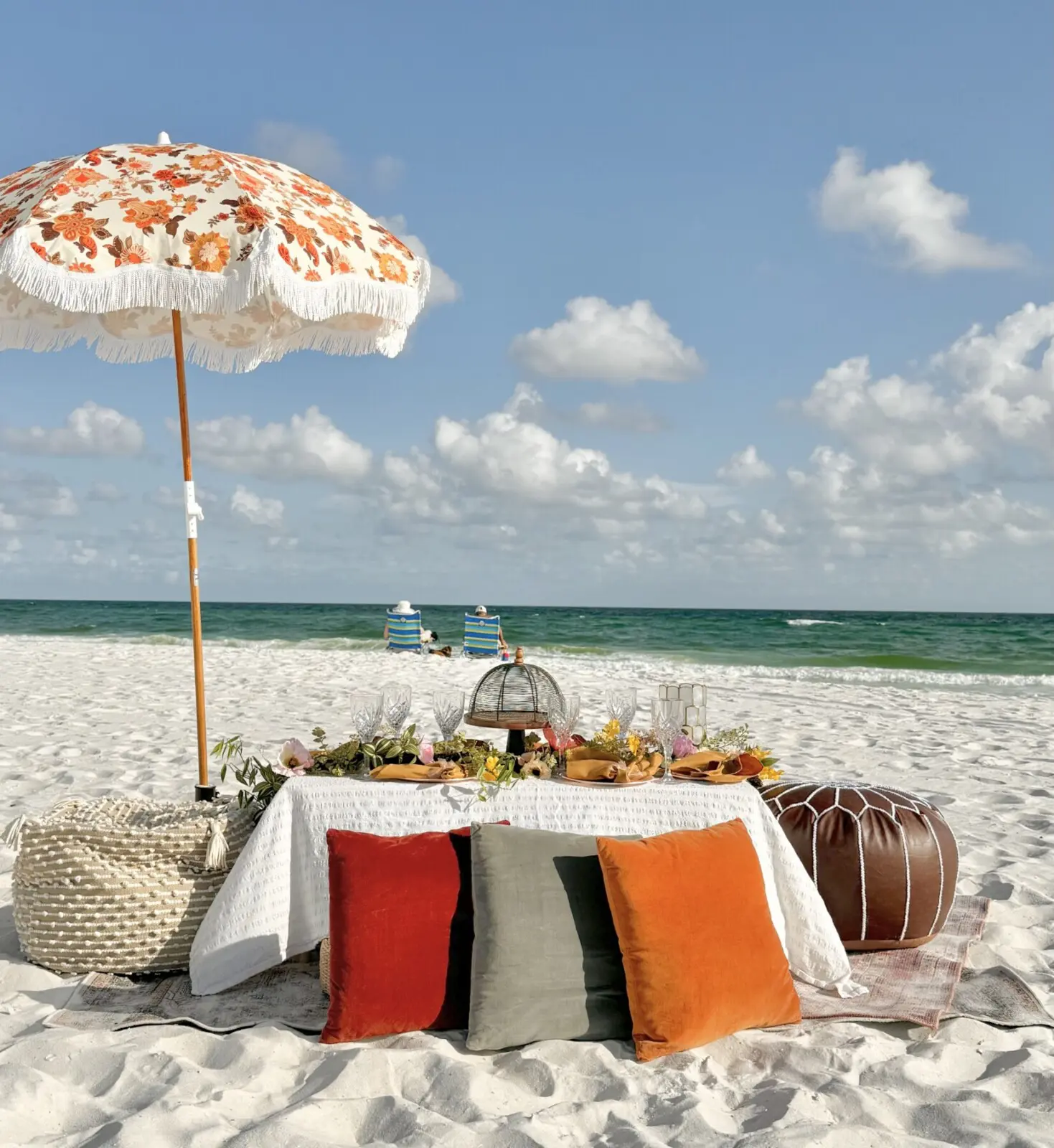 Luxury 30A beach bonfire by Fyre Festivity 30A