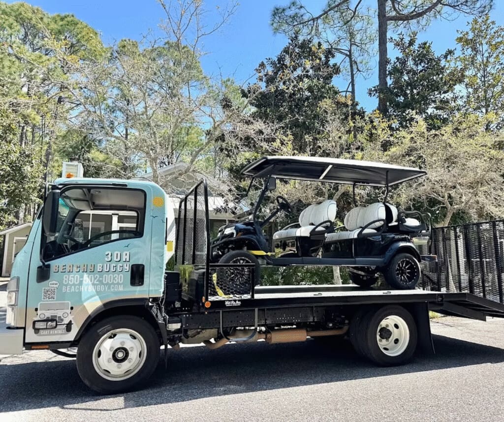 30A Golf Cart Delivery by Beachy Buggy