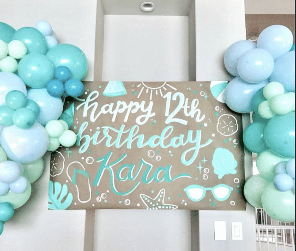 30A birthday decor by Morgan-ize It