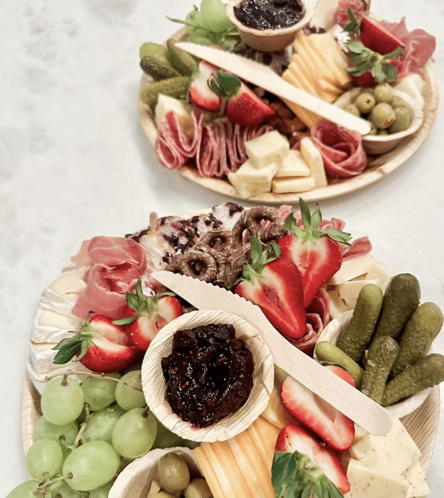 30A charcuterie setup by Morgan-ize It